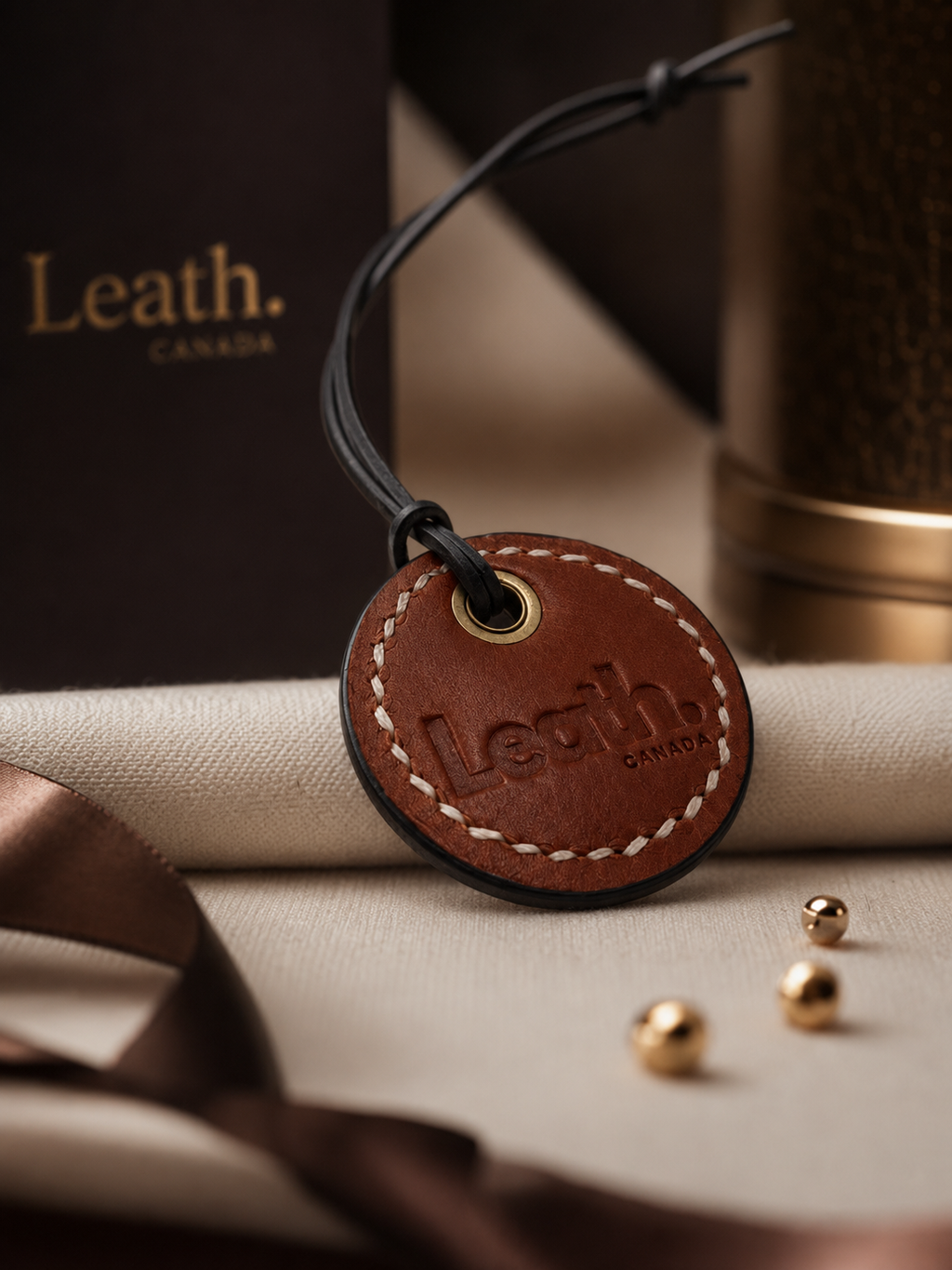 Leather Disc Scent Pod
