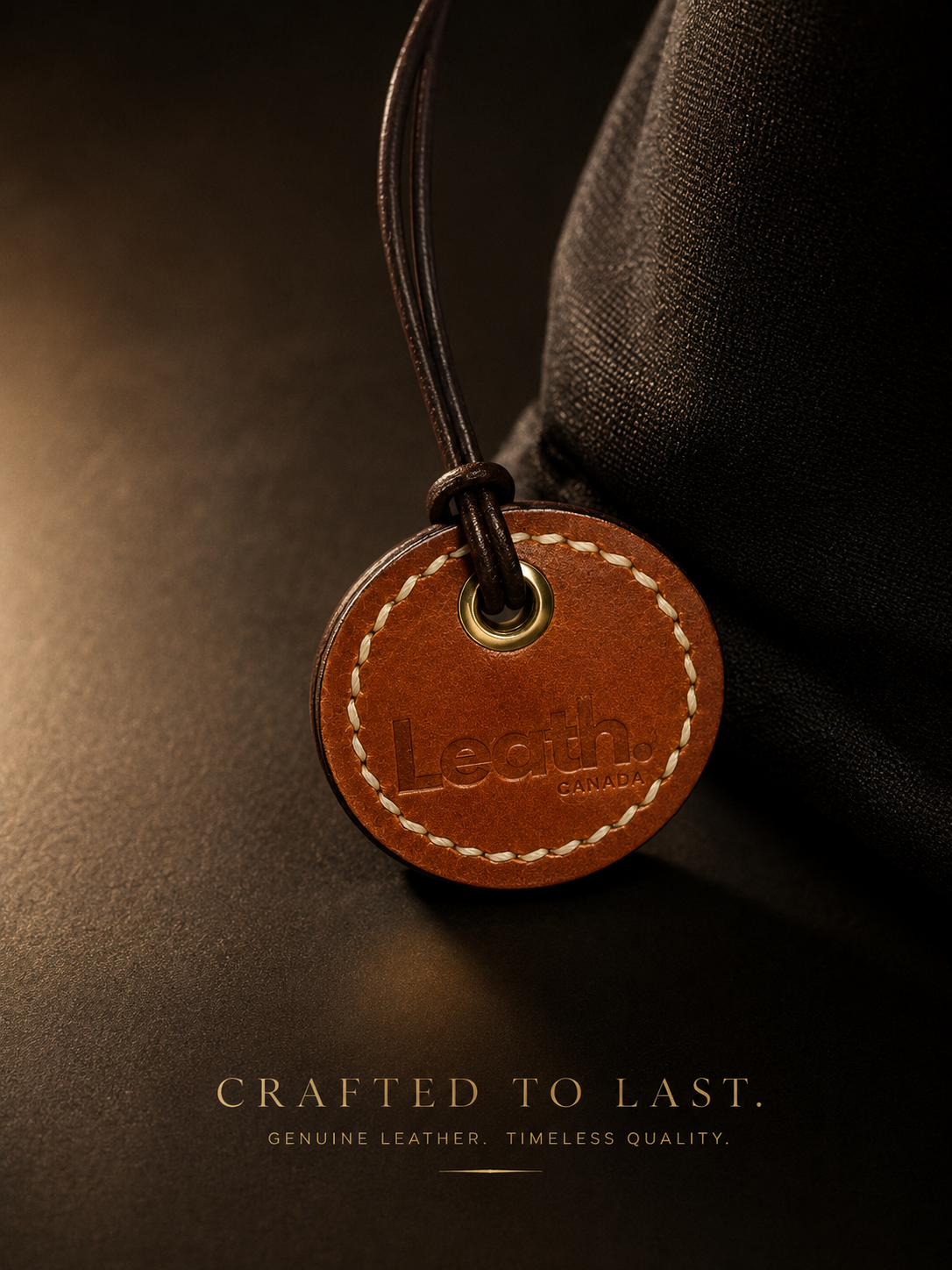 Leather Disc Scent Pod