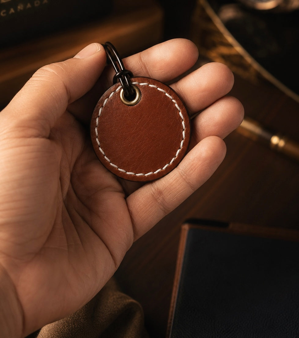 Leather Disc Scent Vent