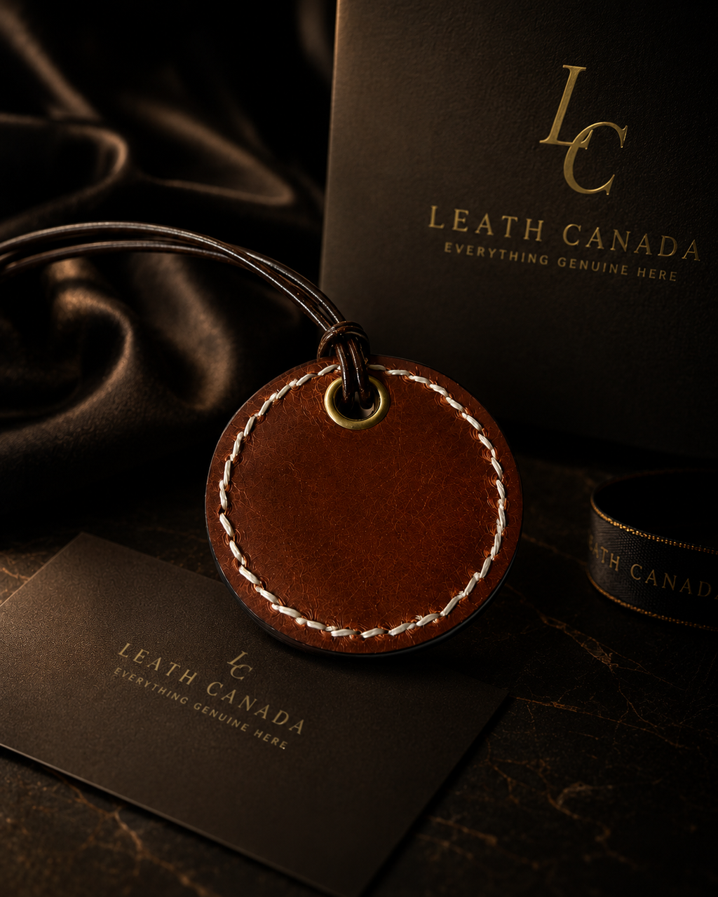 Leather Disc Scent Vent