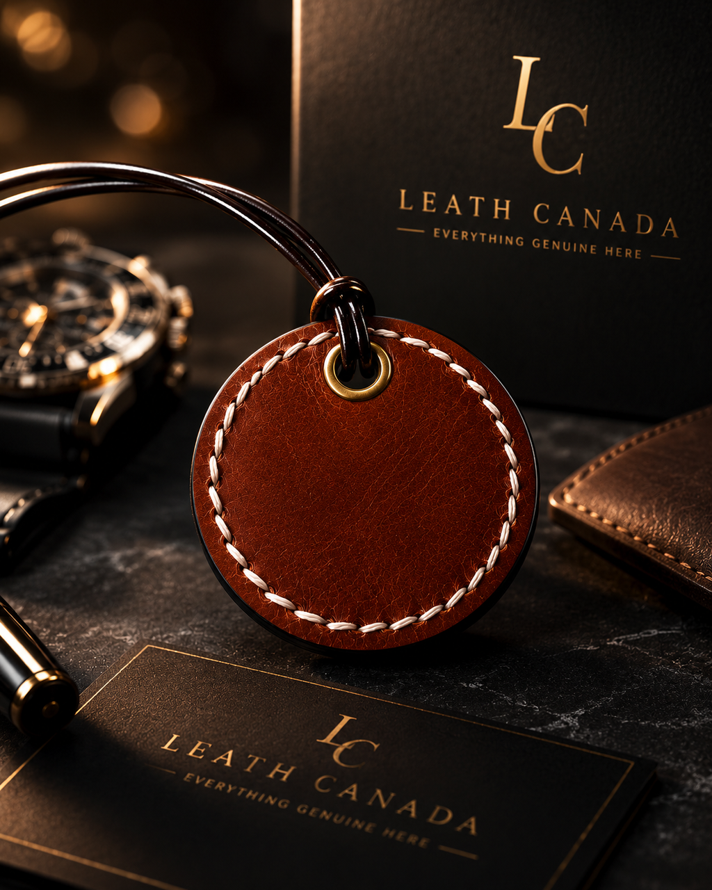 Leather Disc Scent Vent