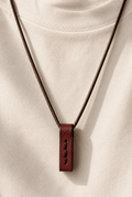 Leather Pendant Single Stitched