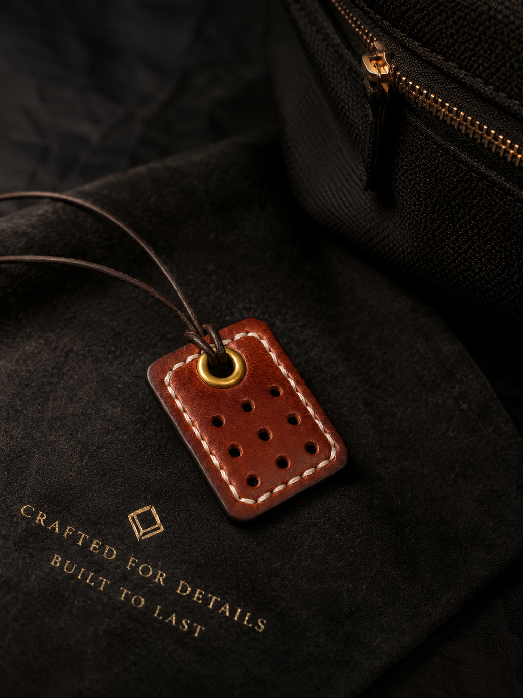 Leather Rectangle Scent Pod