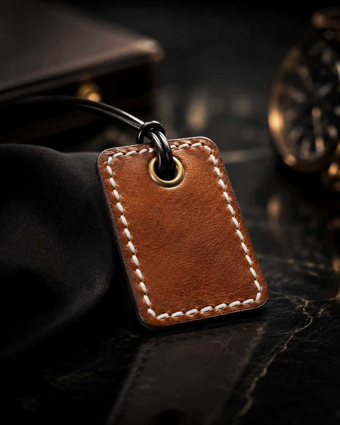 Leather Rectangle Scent Vent