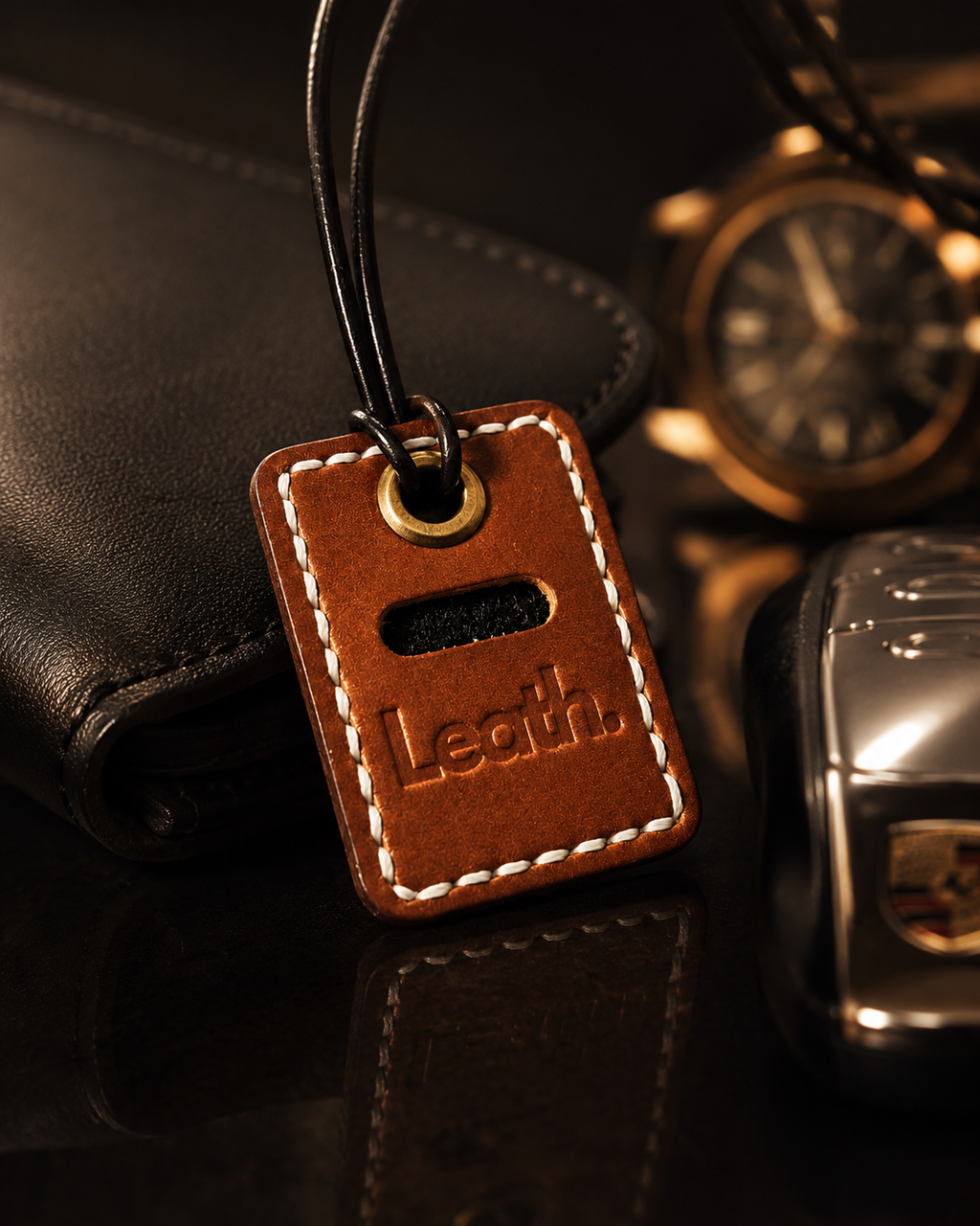 Leather Rectangle Scent Vent