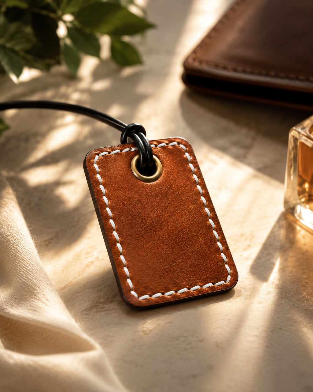 Leather Rectangle Scent Vent