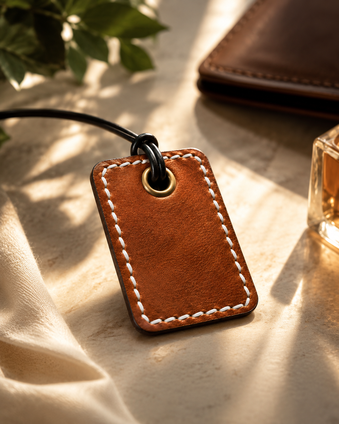 Leather Rectangle Scent Vent
