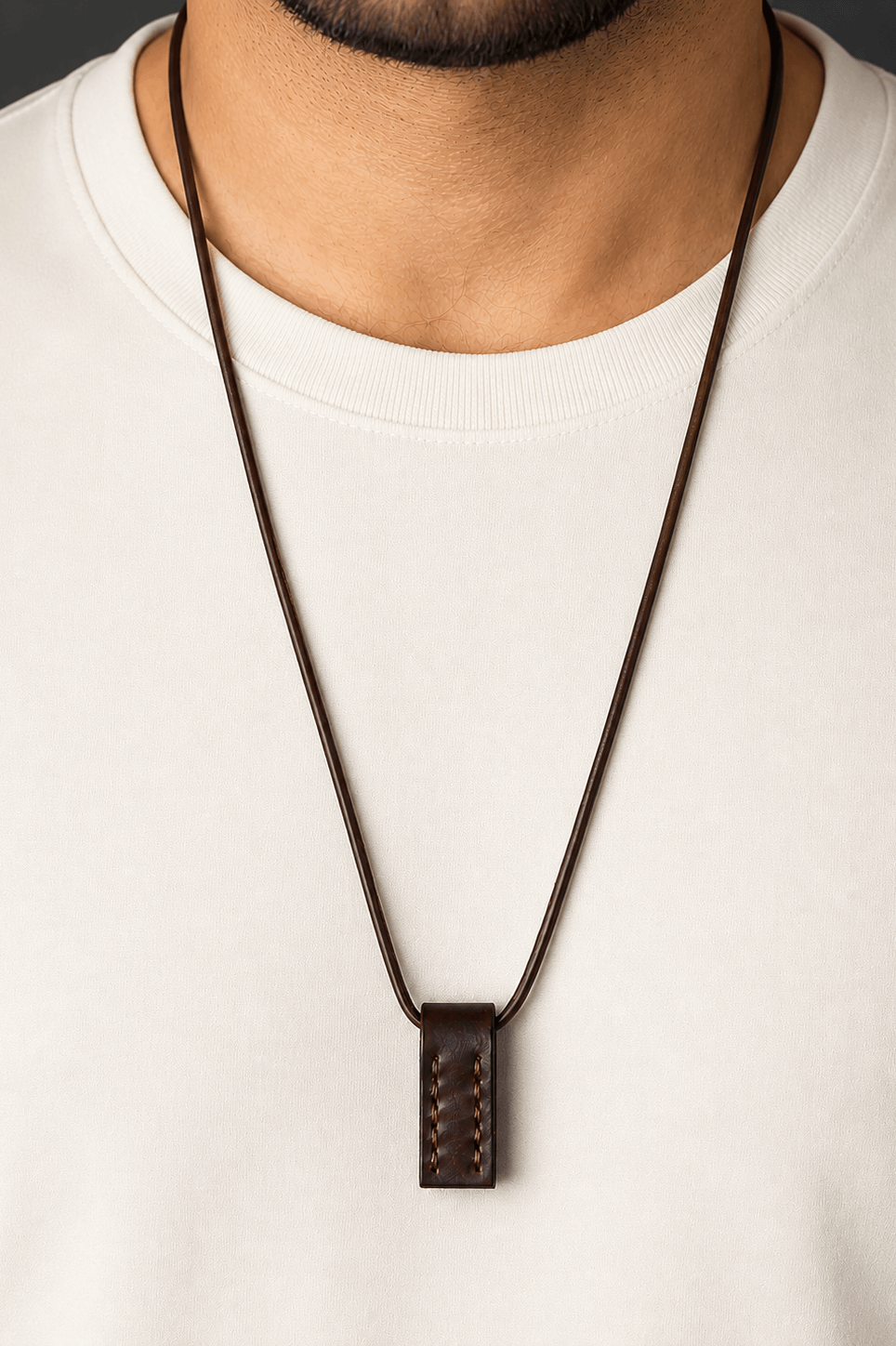Leath Leather Pendant