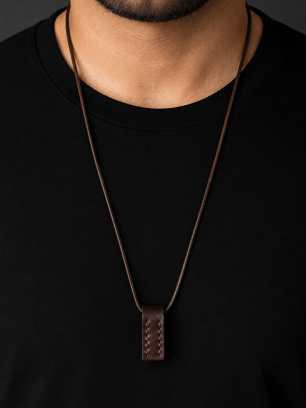 Leath Leather Pendant