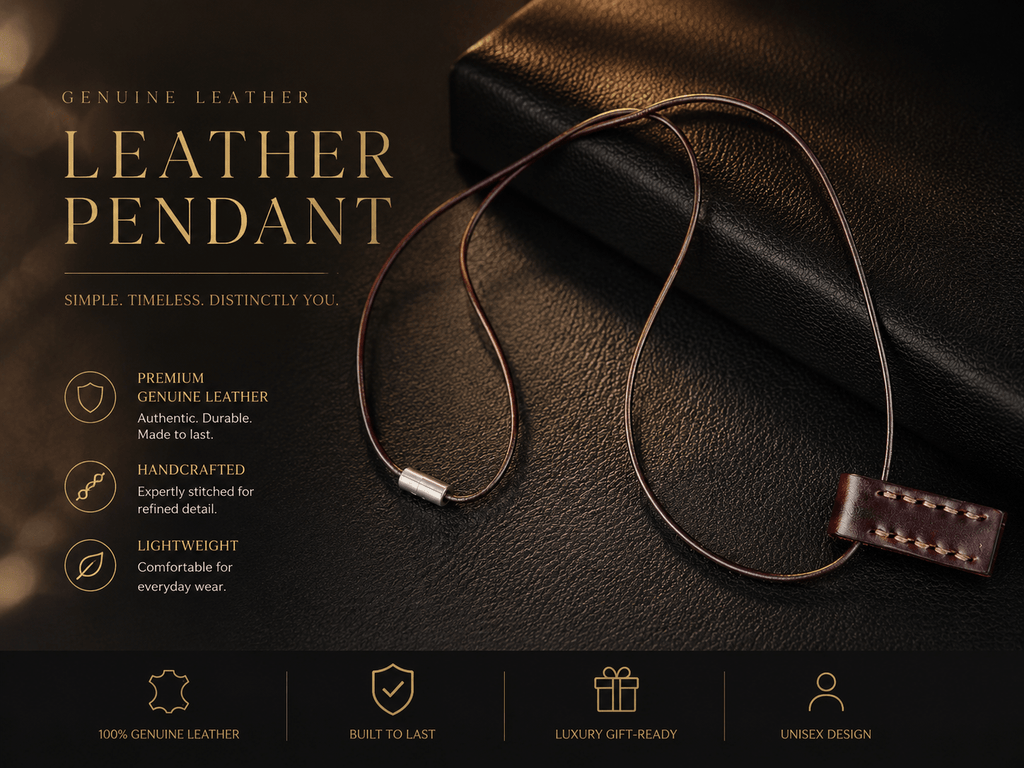 Leath Leather Pendant