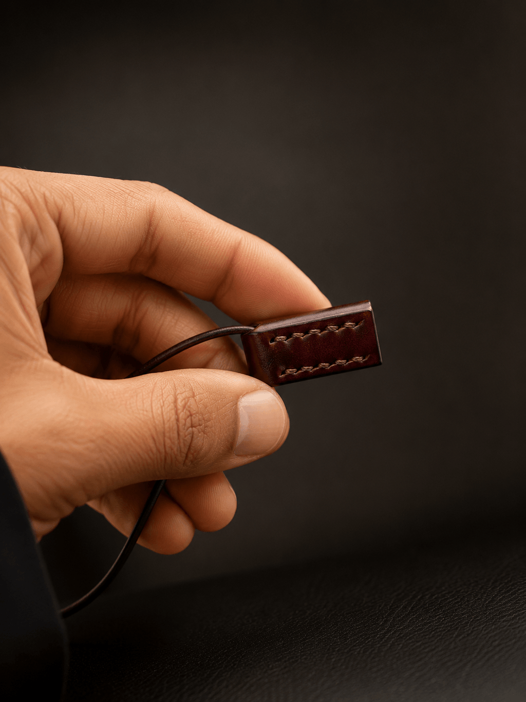 Leath Leather Pendant