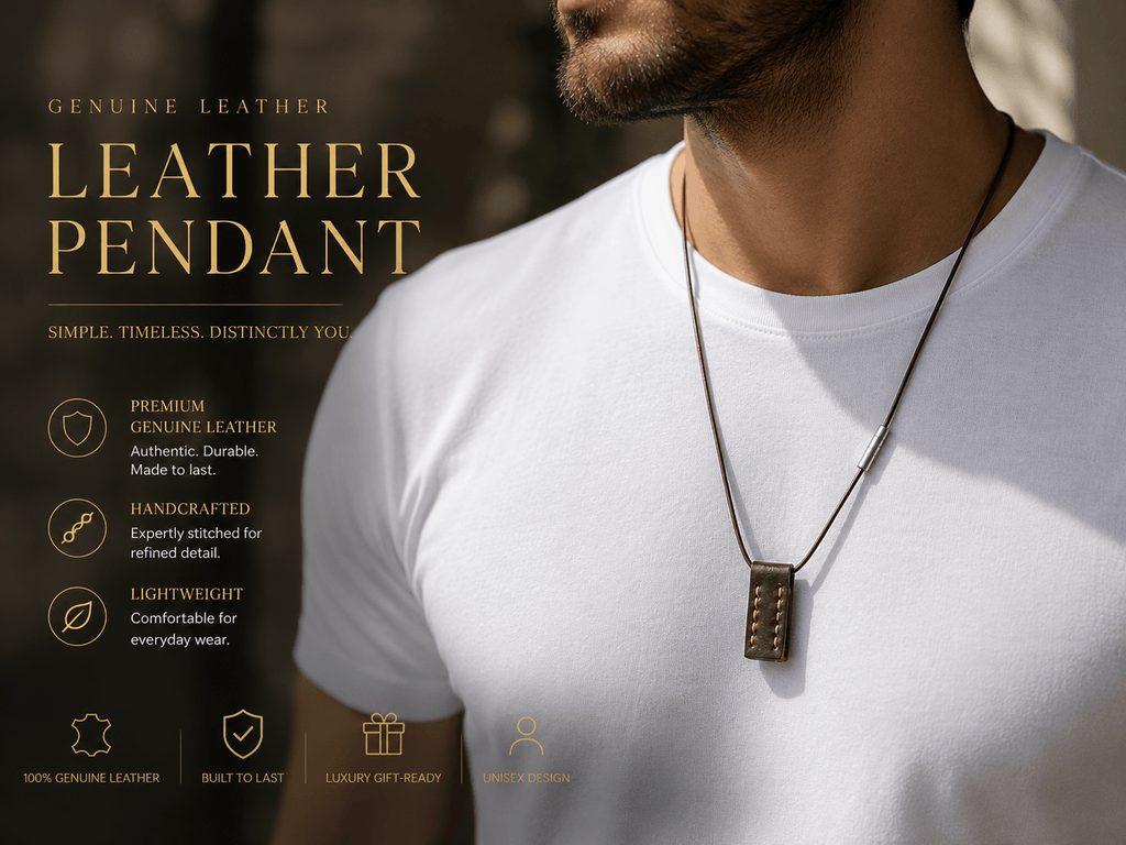Leath Leather Pendant